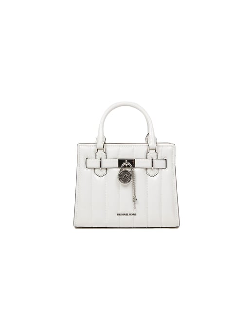 Michael Kors Hamilton Small Satchel White - Image 1