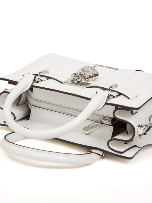 Michael Kors Hamilton Small Satchel White - Image 4