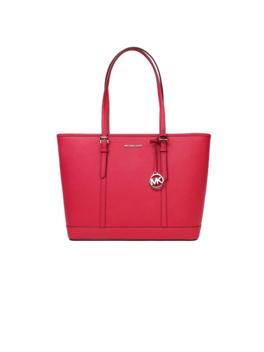 Michael Kors Jet Set Travel Grote Schoudertas Rood - Image 1