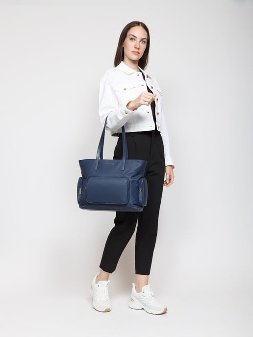 Michael Kors Khai Grote Multifunctionele Pocket Tote Marineblauw - Image 5