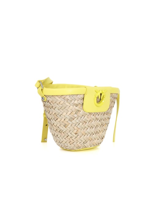 Pinko Schoudertas Beige/Geel - Image 2