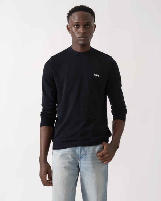 Momentum-Lite Crew Neck Trui in Donkerblauw - Image 1