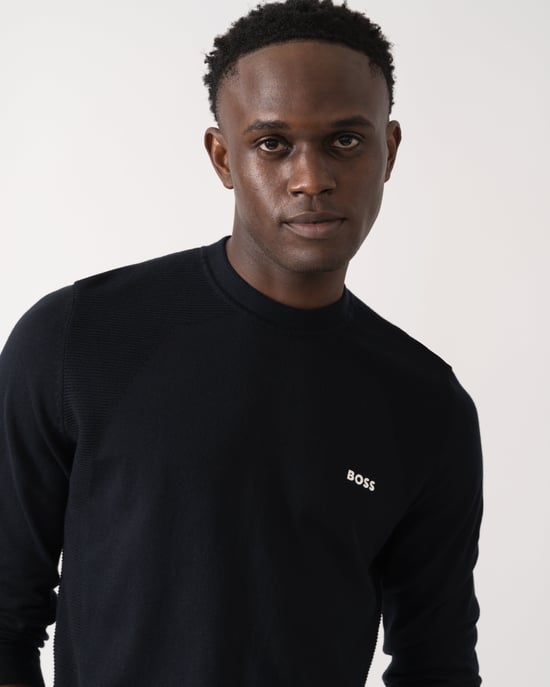 Momentum-Lite Crew Neck Trui in Donkerblauw - Image 4