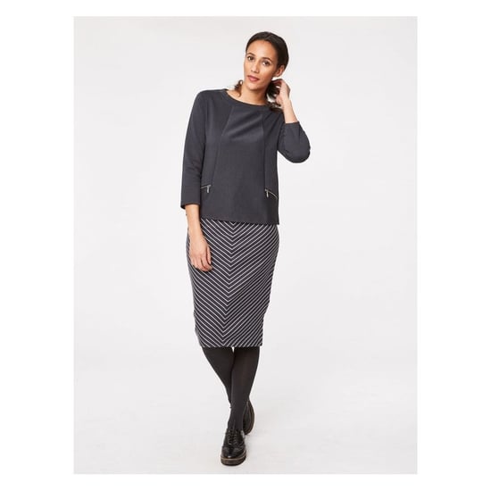 Riley Thought Clothing Riley Womens Organic Cotton Top Top in Grey - Image 1