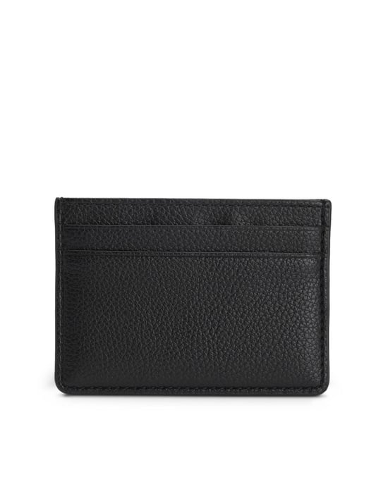 Ray with Logo Trim Card Holder in Black - Image 4