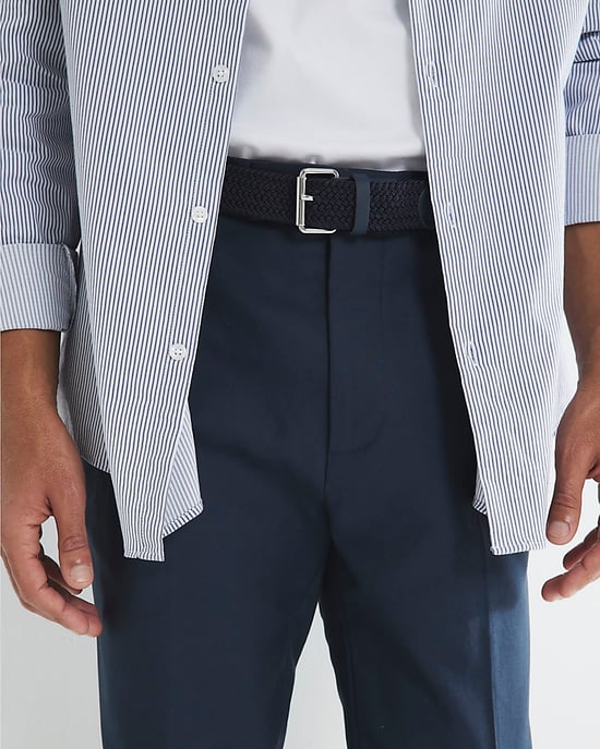River Island Mens Chino Trousers Navy Slim Fit Smart - Image 2