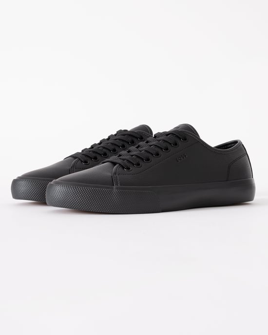 Aiden Tenn Low Top Trainers in Black - Image 1