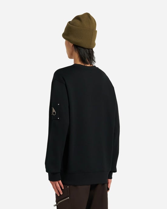 Hartsfield Crew Neck Sweatshirt in Black - Image 3