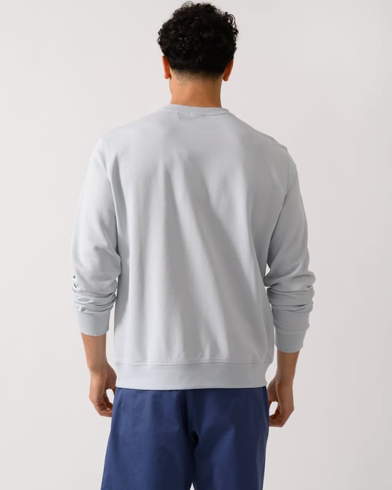 Westart Crew Neck Sweatshirt in Light Grey - Image 2