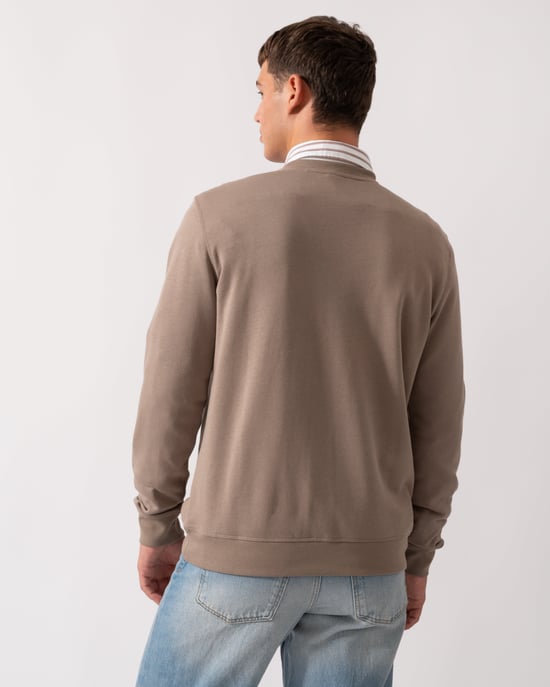 Westart Crew Neck Sweatshirt in Sage Green - Image 2