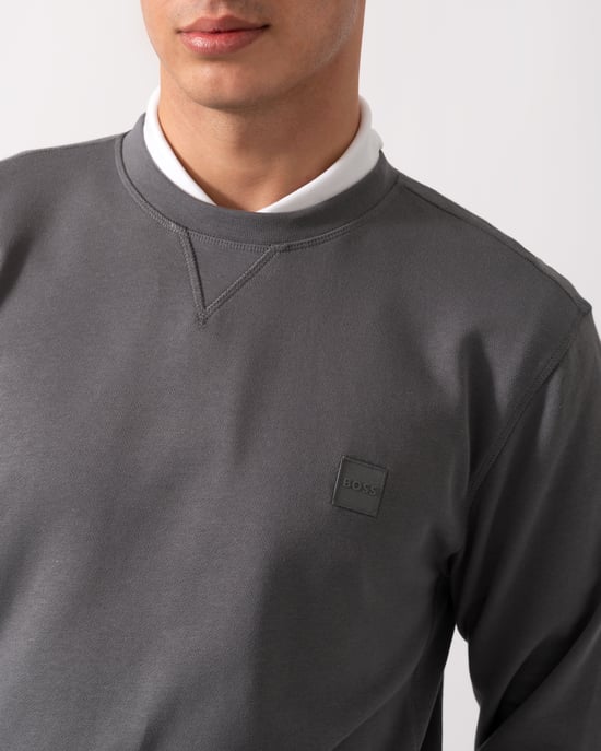 Westart Crew Neck Sweatshirt in Grey - Image 3