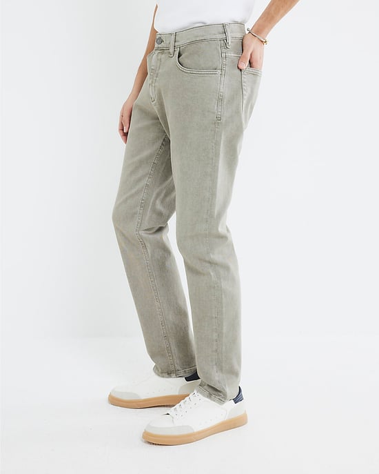River Island Mens Slim Fit Jeans Green - Image 4