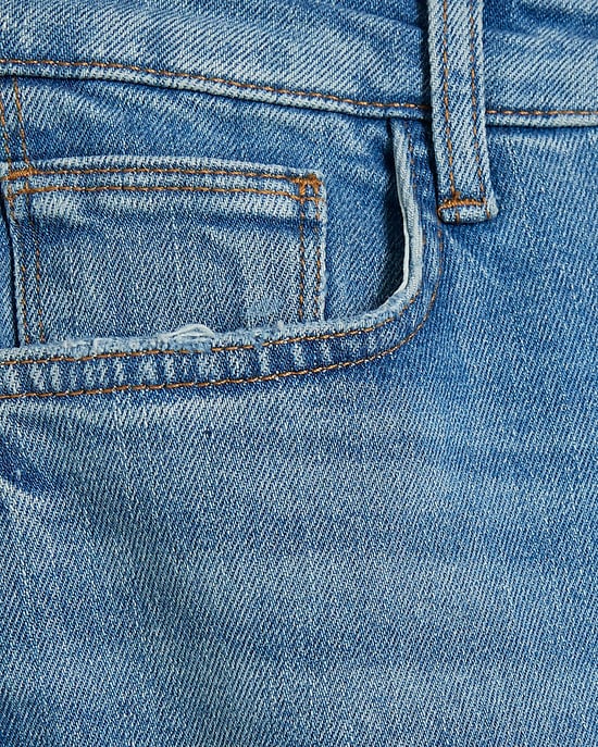 River Island Womens Slim Jeans Blue High Rise Ankle Grazer Leg - Image 4