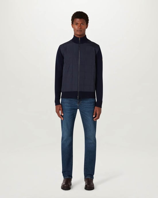 Kelbrook Cardigan in Navy - Image 2
