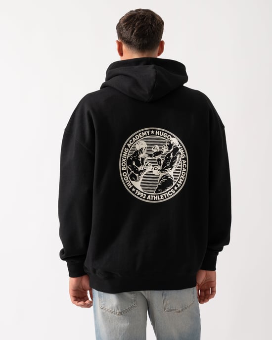 Duwrestie Pullover Hoodie in Black - Image 2