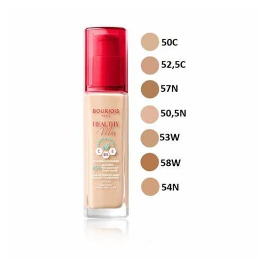 Bourjois Healthy Mix Clean and Vegan Foundation 30ml - 52.2W Golden Beige - Image 2