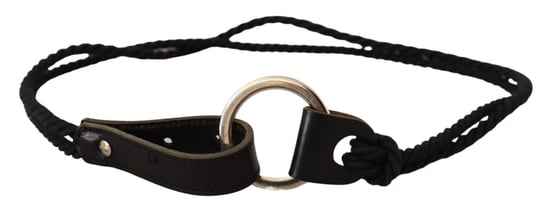 MILA SCHÖN Zwarte Leren Slanke Dames Tailleband Metalen Gesp Ceintuur - Image 2