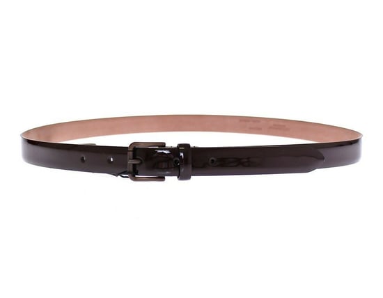 Dolce & Gabbana Brown Leather Logo Belt Cintura Belt - Image 2