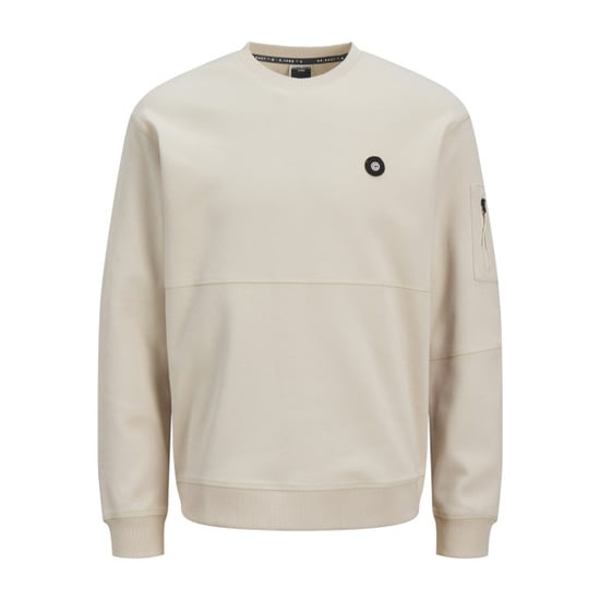 Jack & Jones Jcojoe sweat crew neck smu off-white - Image 1