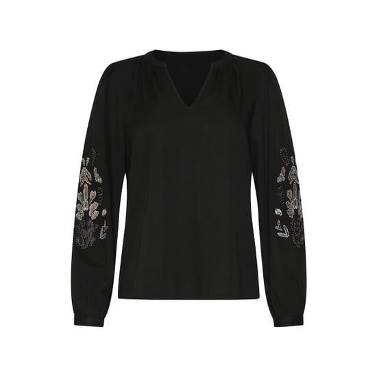 Smashed Lemon 25795 – top met handgeborduurde mouwen | - Image 2