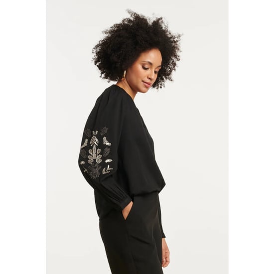 Smashed Lemon 25795 – top met handgeborduurde mouwen | - Image 6