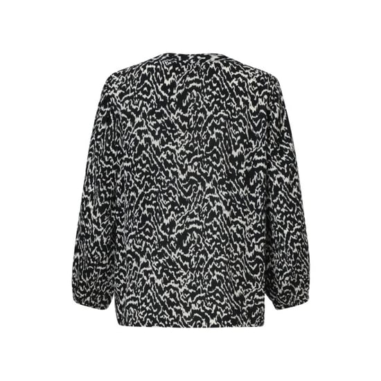 Smashed Lemon 25713 elegante zwart en wit abstracte top | - Image 5