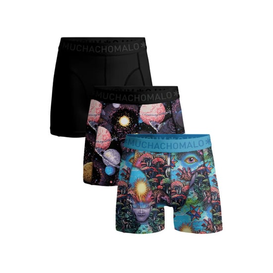 Muchachomalo Jongens 3-pack boxershorts inner outer space - Image 2