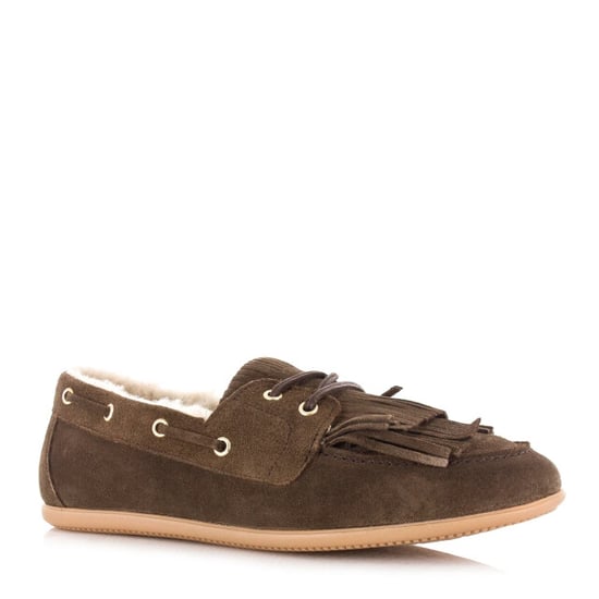 DWRS Label Dwrs latty mocassin teddy dark brown mocassins dames - Image 3