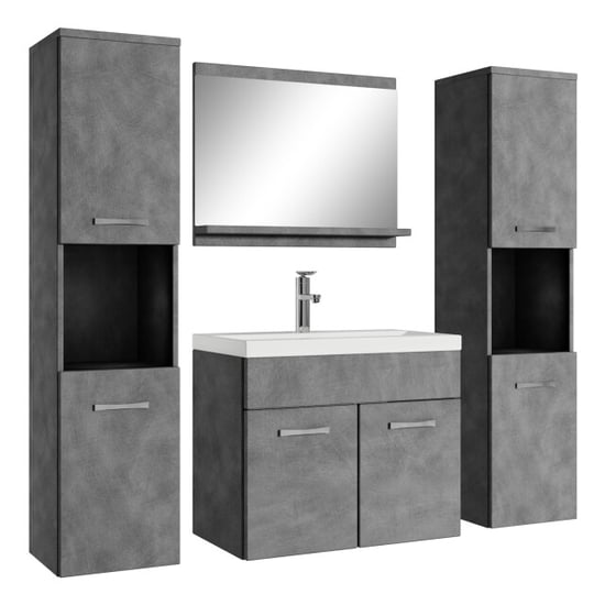 Badplaats Badkamermeubel set montreal xl 60 x 35 cm - badmeubel met - Image 1
