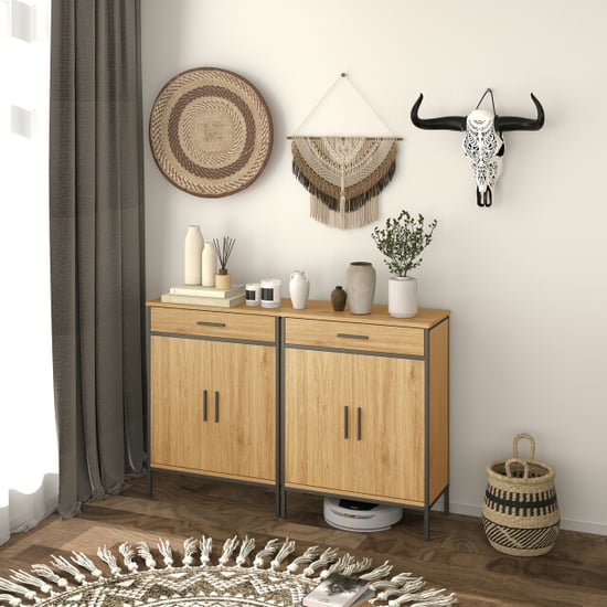 4goodz Badkamerkast 2 deuren en lade 60x30x80cm - - Image 5