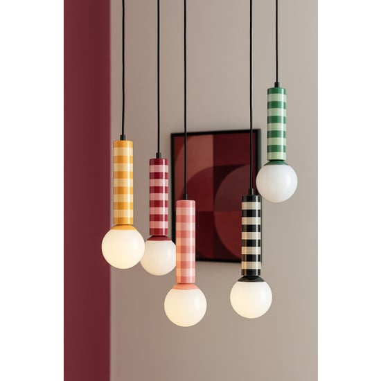 Leitmotiv hanglamp rayado ochre yellow & soft yellow - Image 3