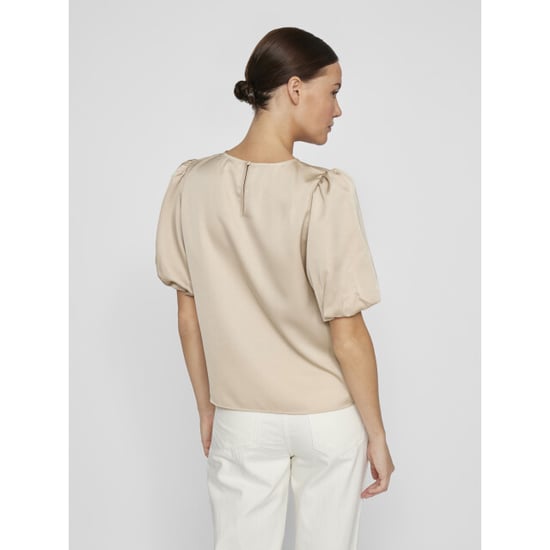 Vila Viellette 2/4 satin puff top noos - Image 2