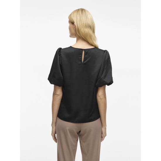Vila Viellette 2/4 satin puff top noos - Image 3