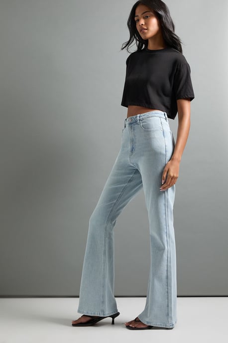 The Tall High Waist Flare Jean - Image 1