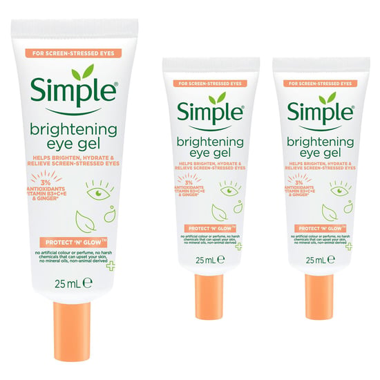 Simple 3x Protect N Glow Brightening Eye Gel Screen stressed Tired eyes,25ml - Image 1