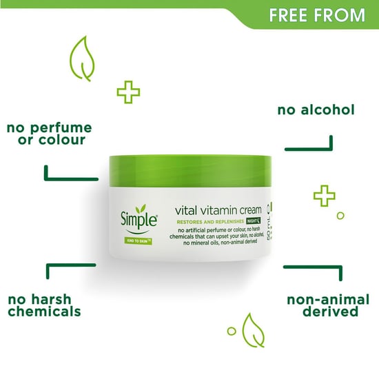 Simple Kind to Skin Face Cream Bundle - Day SPF15 Night Cream 50ml, 6Pk Each - Image 2