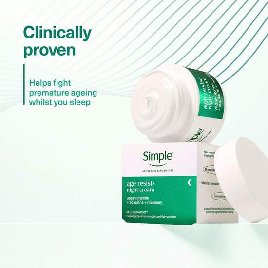 Simple Age Resist+Night Cream Anti-Ageing Hydrating Face Moisturiser 50ml,3Pk - Image 4