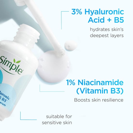 Simple Hydrate+ Serum 3% Hyaluronic Acid + B5 Moisture Boost Face, 30ml - Image 4