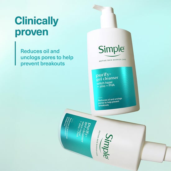 Simple Purify+ Gel Facial Cleanser Hydrating Skin Care Face Wash, 240ml - Image 4