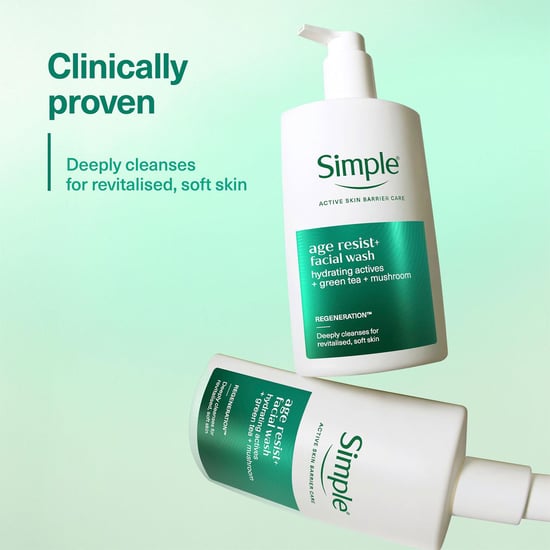 Simple Age Resist+ Facial Cleanser Anti-Ageing Hydrating Face Wash, 240ml - Image 3
