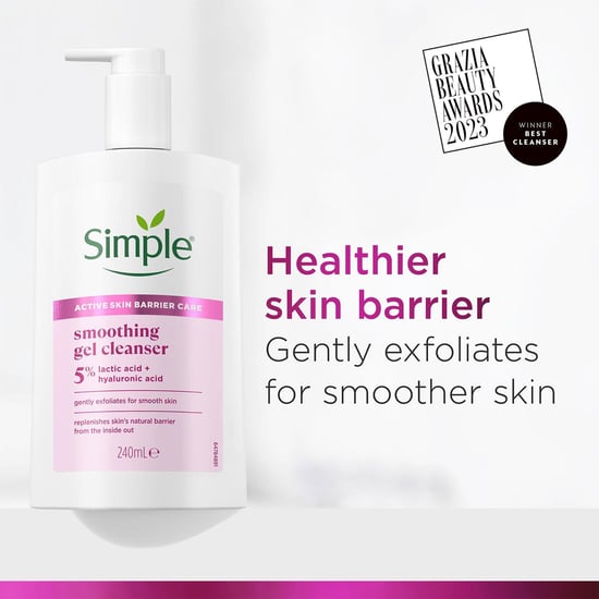 Simple Smooth+ Gel Facial Cleanser Softening Daily Face Wash, 240ml - Image 4