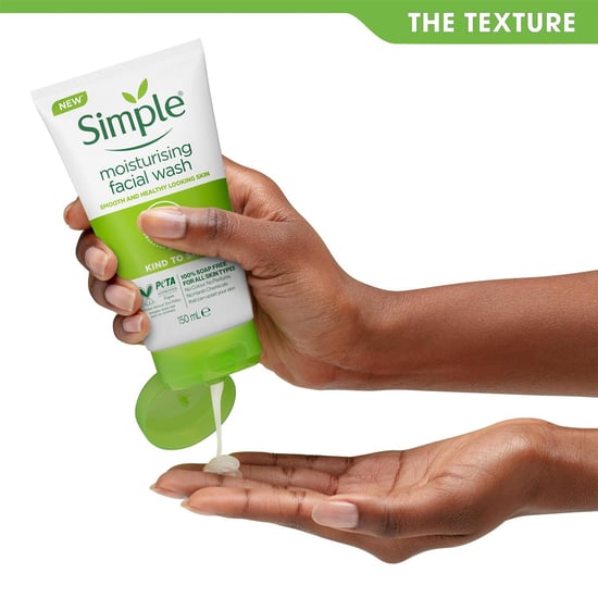Simple Kind to Skin Moisturising Facial Wash for Sensitive Skin 150ml, 2 Pack - Image 2