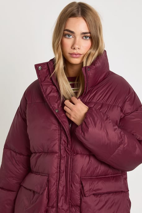 Oversized Hooded Puffer Jacket - Image 4
