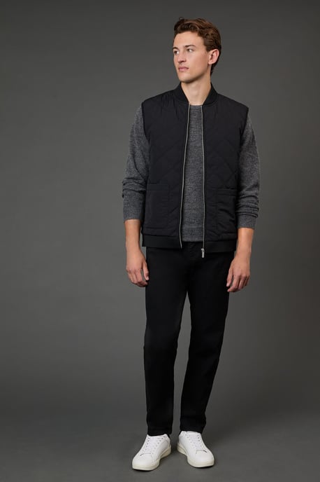 Black Diamond Quilted Gilet - Image 2