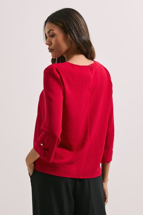 3/4 Roll Sleeve Blouse - Image 3