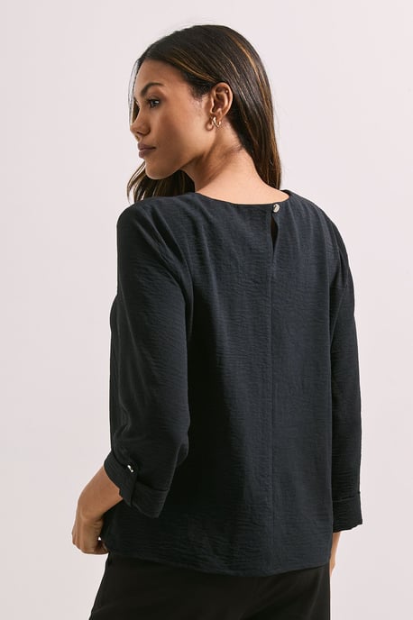 3/4 Roll Sleeve Blouse - Image 3