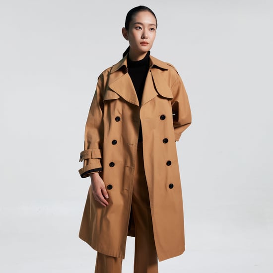 Trench with contrasting belt - Image 2