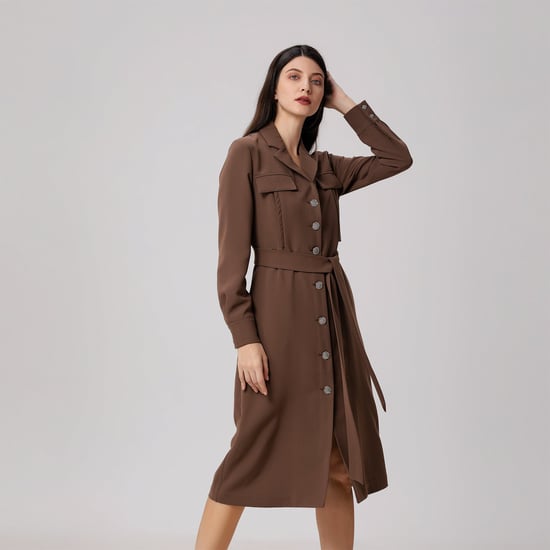 Minimalist safari style dress - Image 2