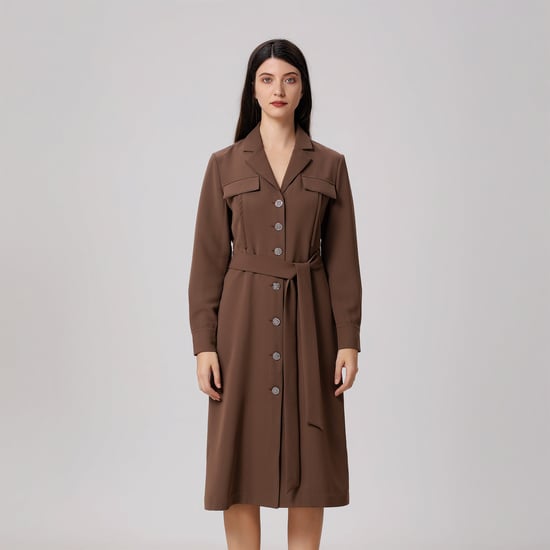 Minimalist safari style dress - Image 3