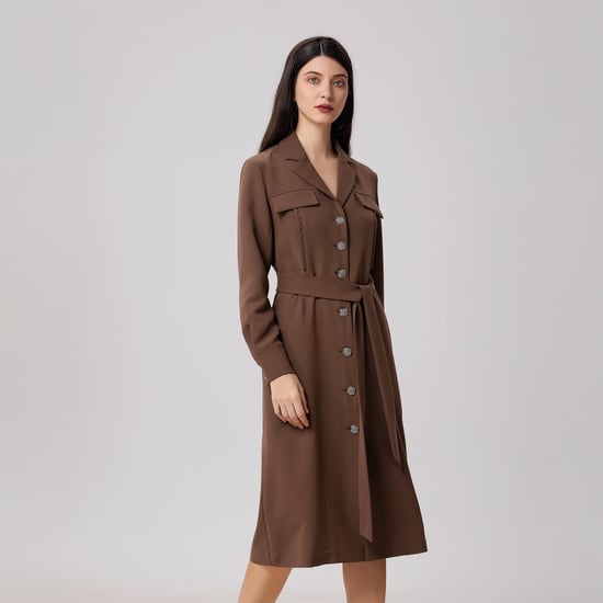 Minimalist safari style dress - Image 4